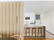 Mobiliario integral blanco y roble