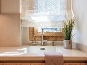 Cocina compacta de madera para apartamento