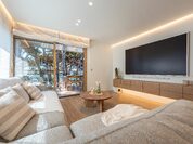 Cocina compacta de madera para apartamento