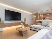 Cocina compacta de madera para apartamento